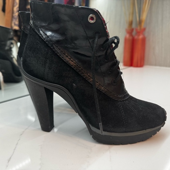 DKNYC Shoes - DKNY Black Water Proof High Heel Boots